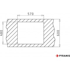 Pyramis Νεροχύτης Pyragranite Alazia 1B 1D 59x50 Carbon (079809111) Pyramis Νεροχύτης Pyragranite Alazia 1B 1D 59x50 Carbon (079809111)